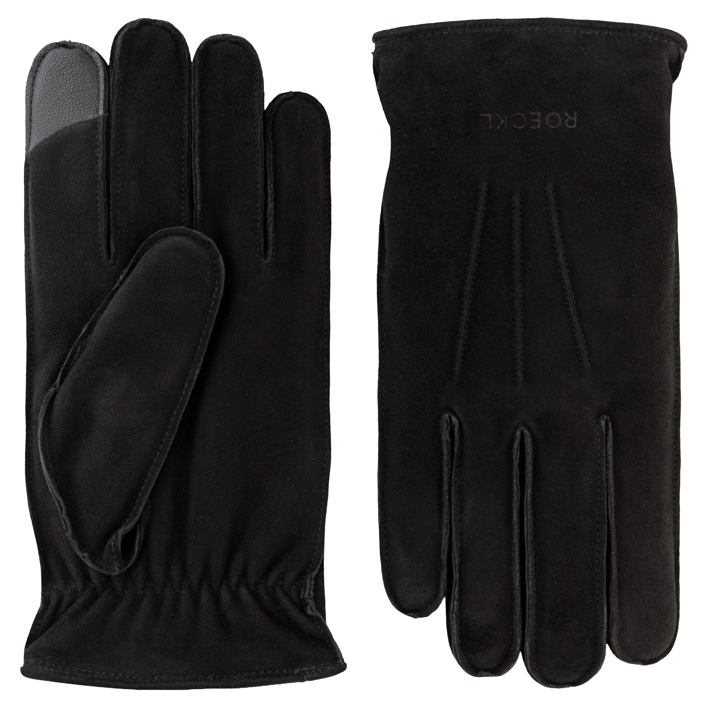 Roeckl Vingerhandschoenen ' HUDSON ' in Zwart: voorkant