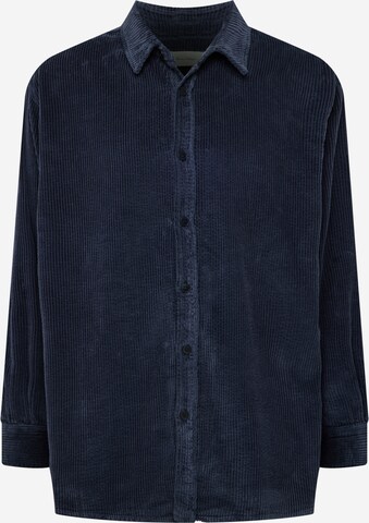 AMERICAN VINTAGE Comfort fit Button Up Shirt 'PADOW' in Blue: front