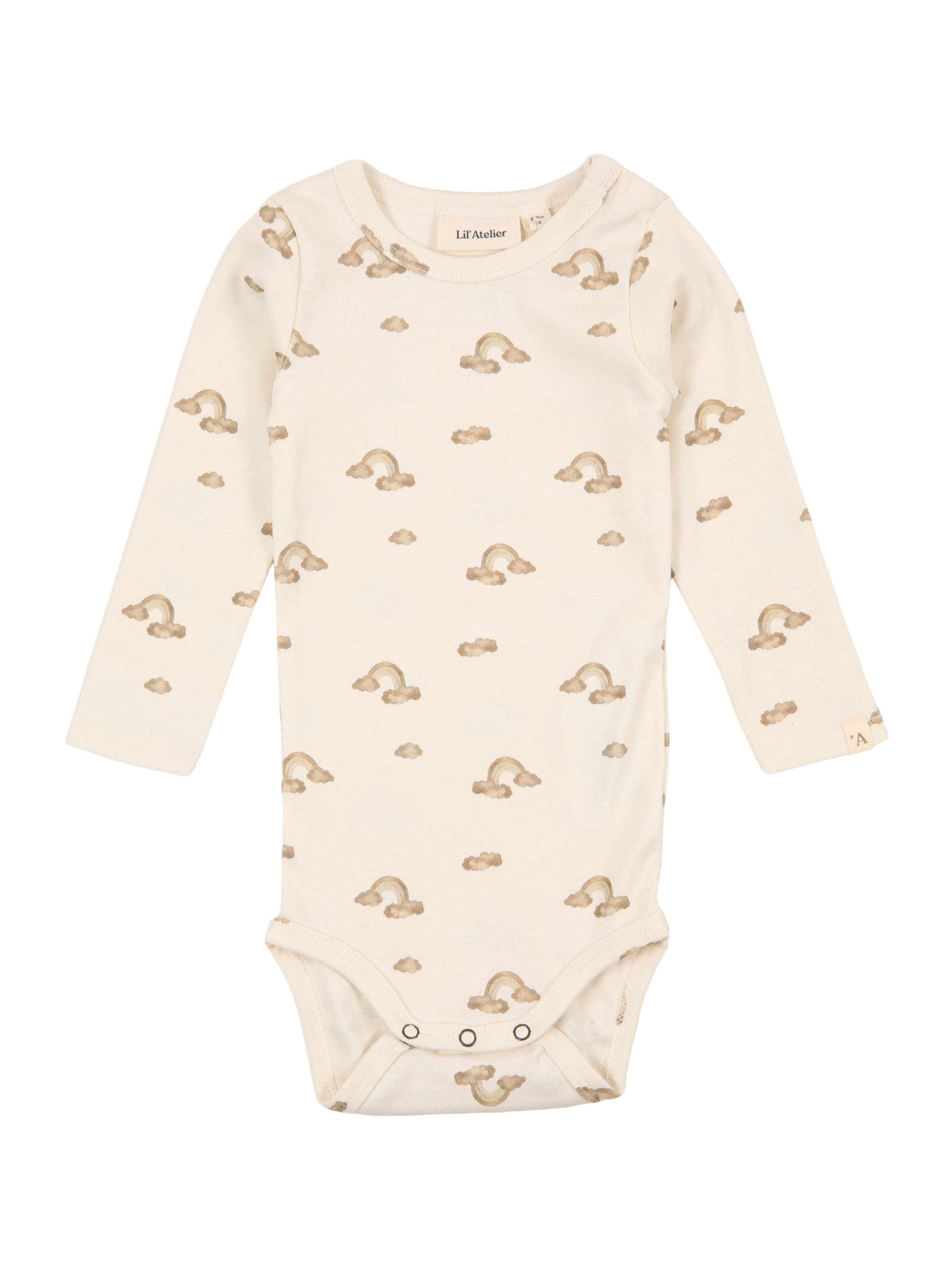 NAME IT - Pijama entero/body 'NBNLAYO' en blanco: frente