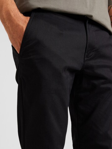 regular Pantaloni chino 'DAN' di SELECTED HOMME in nero