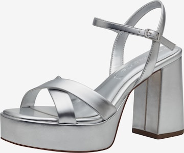 TAMARIS Sandals in Silver: front