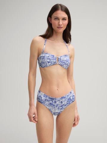 JOOP! Balconette Bikini Top in Blue: front