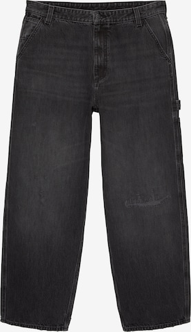 Pull&Bear Дънки в черно: отпред