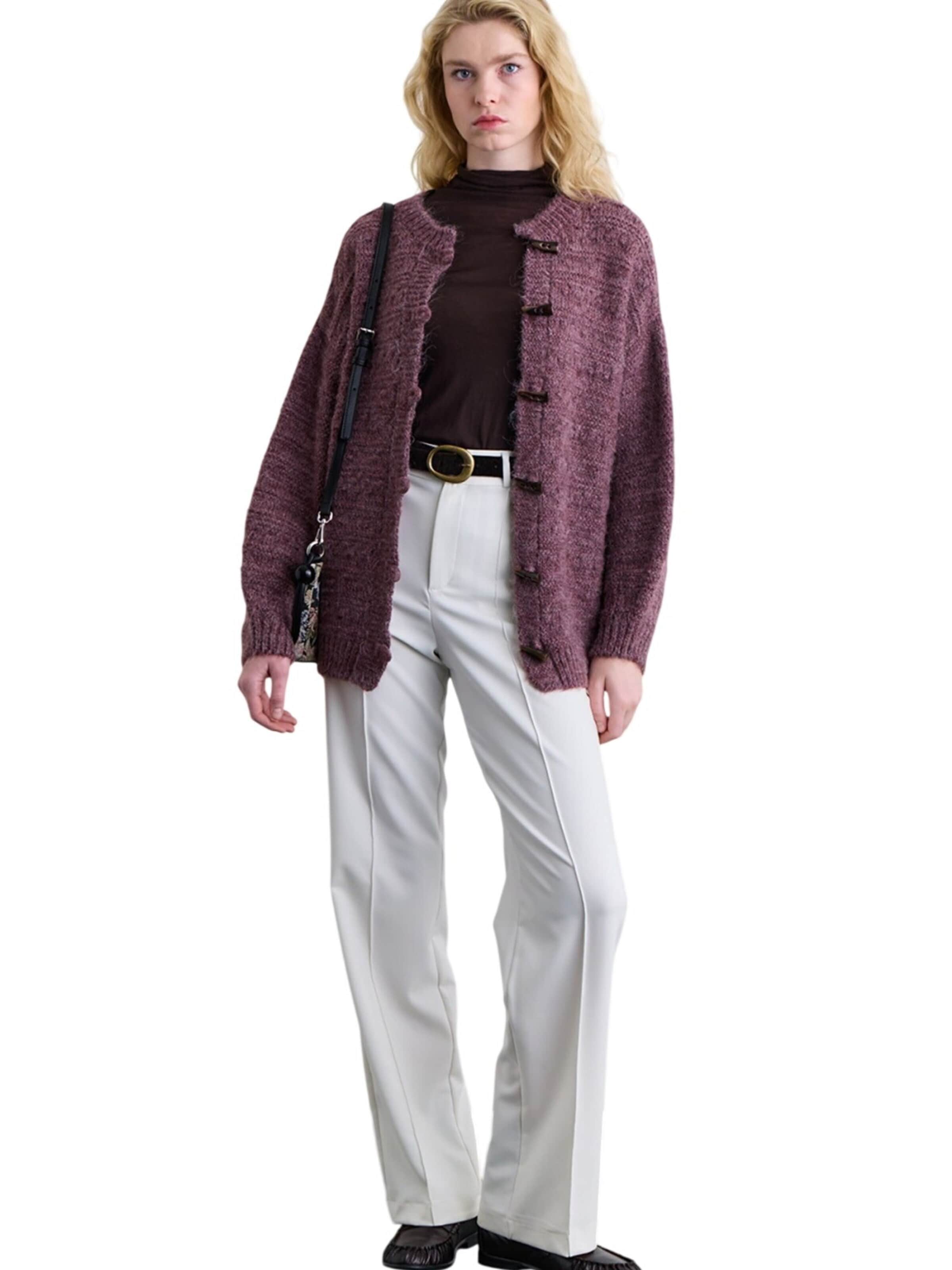 MANUKA Knit Cardigan in Red
