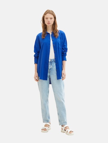 TOM TAILOR DENIM Blouse in Blue