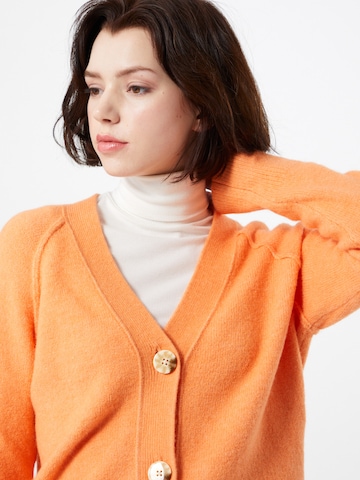 Geacă tricotată 'Disona' de la OPUS pe portocaliu