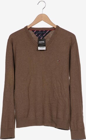 TOMMY HILFIGER Pullover L in Braun: predná strana