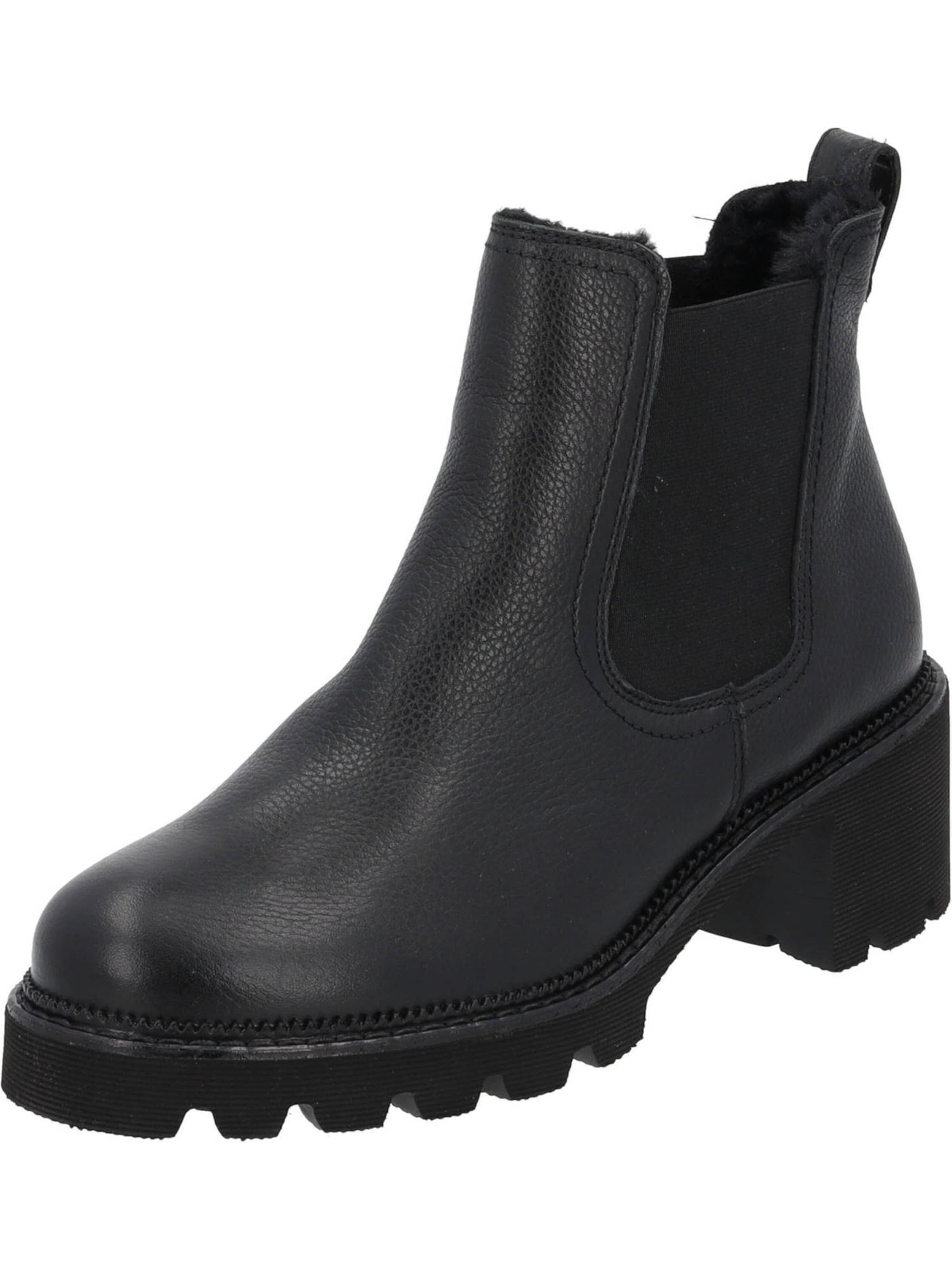 Paul Green Chelsea boots i svart: framsida