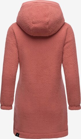 Ragwear Fleece jas 'Cousy' in Rood