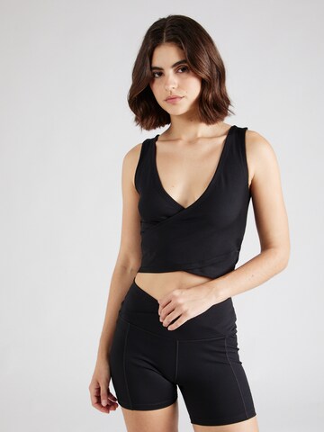 NIKE Sports Top 'ONE' in Black: front