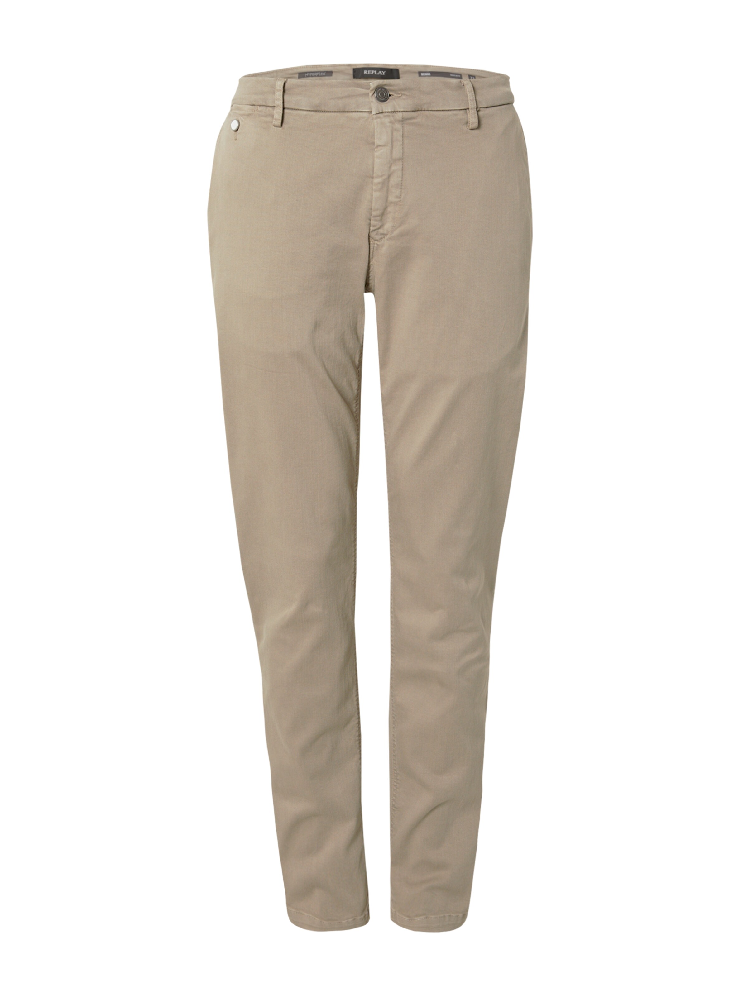 Slimfit Pantaloni chino 'Benni' di REPLAY in beige: frontale