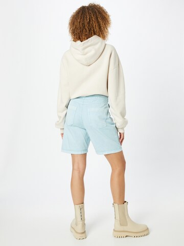 ESPRIT Loosefit Bandplooibroek in Blauw
