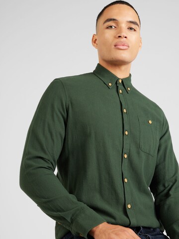 BLEND Regular Fit Hemd in Grün