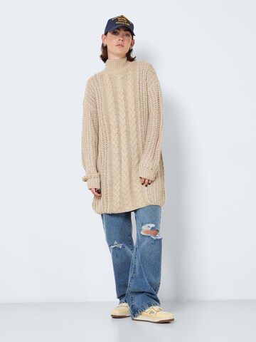 Noisy may Knitted dress 'Lori' in Beige