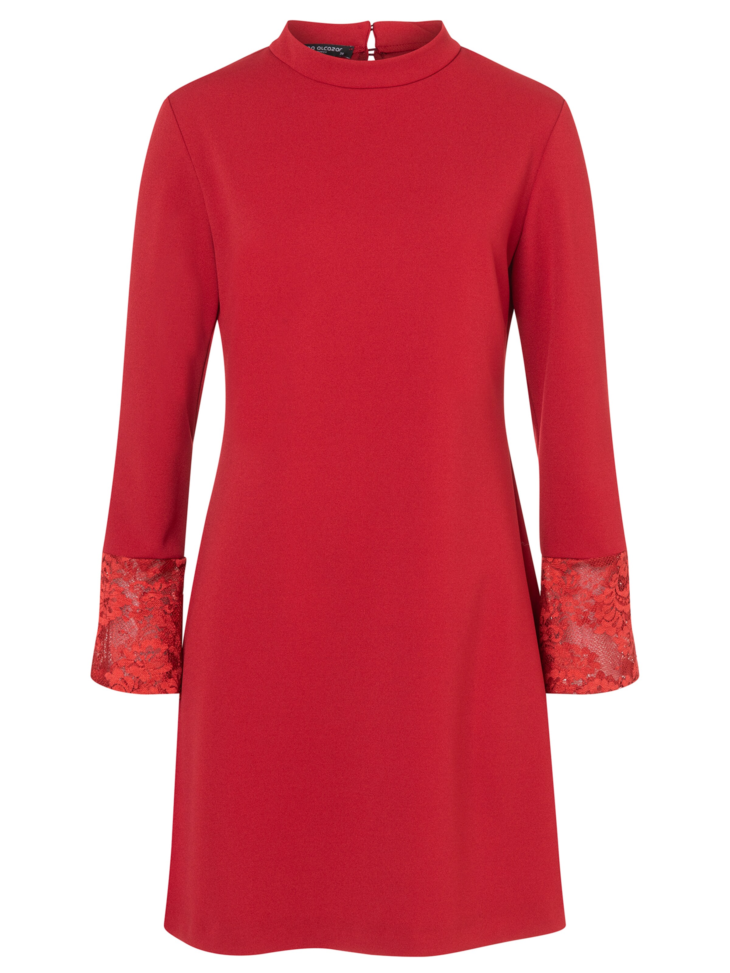 Ana Alcazar Kleid ' Cenea ' in Rot: Vorderseite