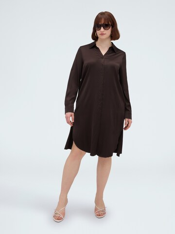 Abito camicia di Fiorella Rubino in marrone