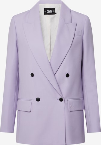 Karl Lagerfeld - Blazer em roxo: frente