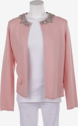 Hemisphere Sweater & Cardigan in XL in Pink: front