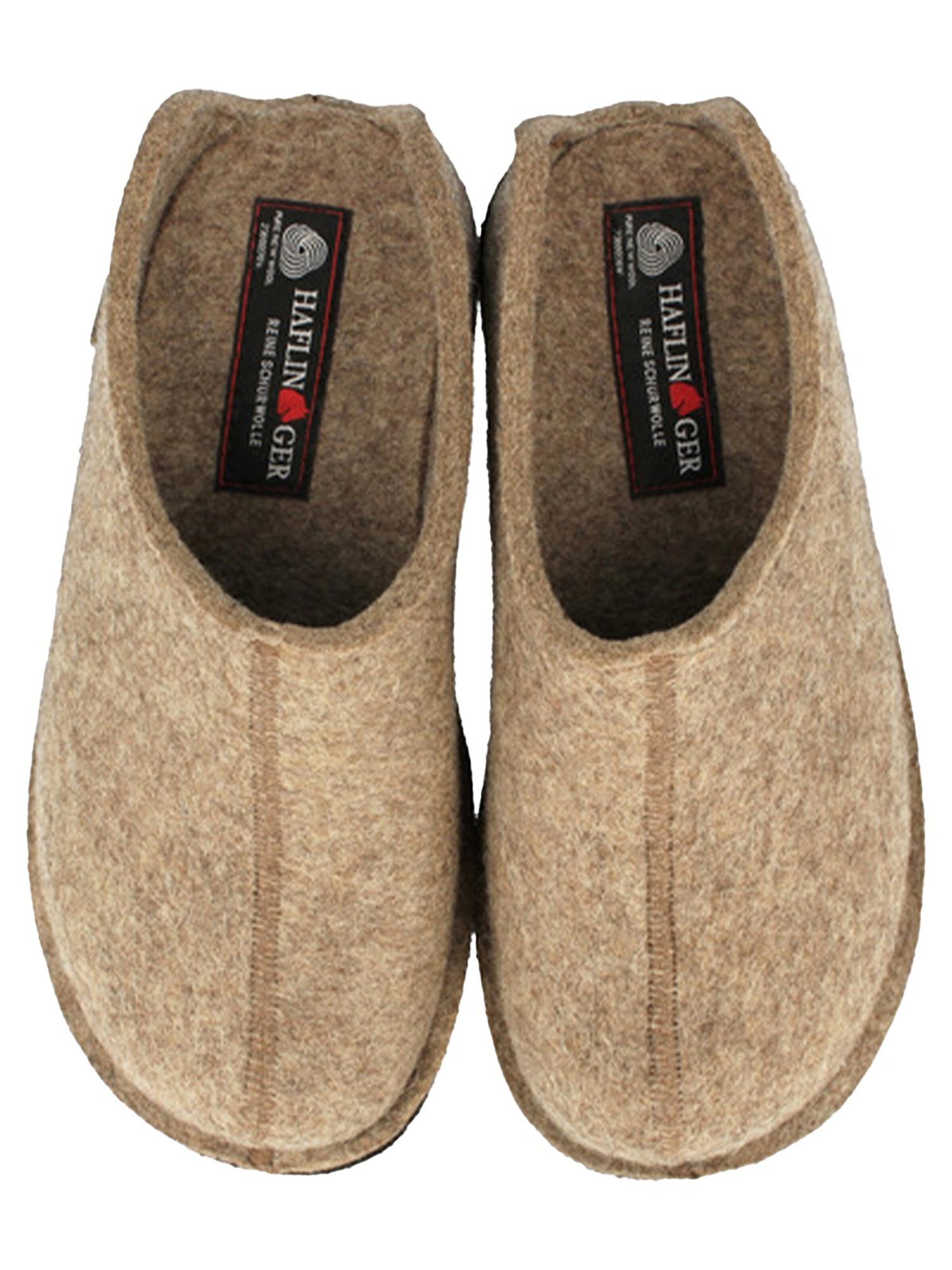 HAFLINGER Slipper 'Flair Smily' in Brown
