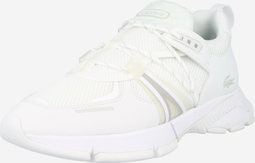 Baskets basses LACOSTE en blanc : devant