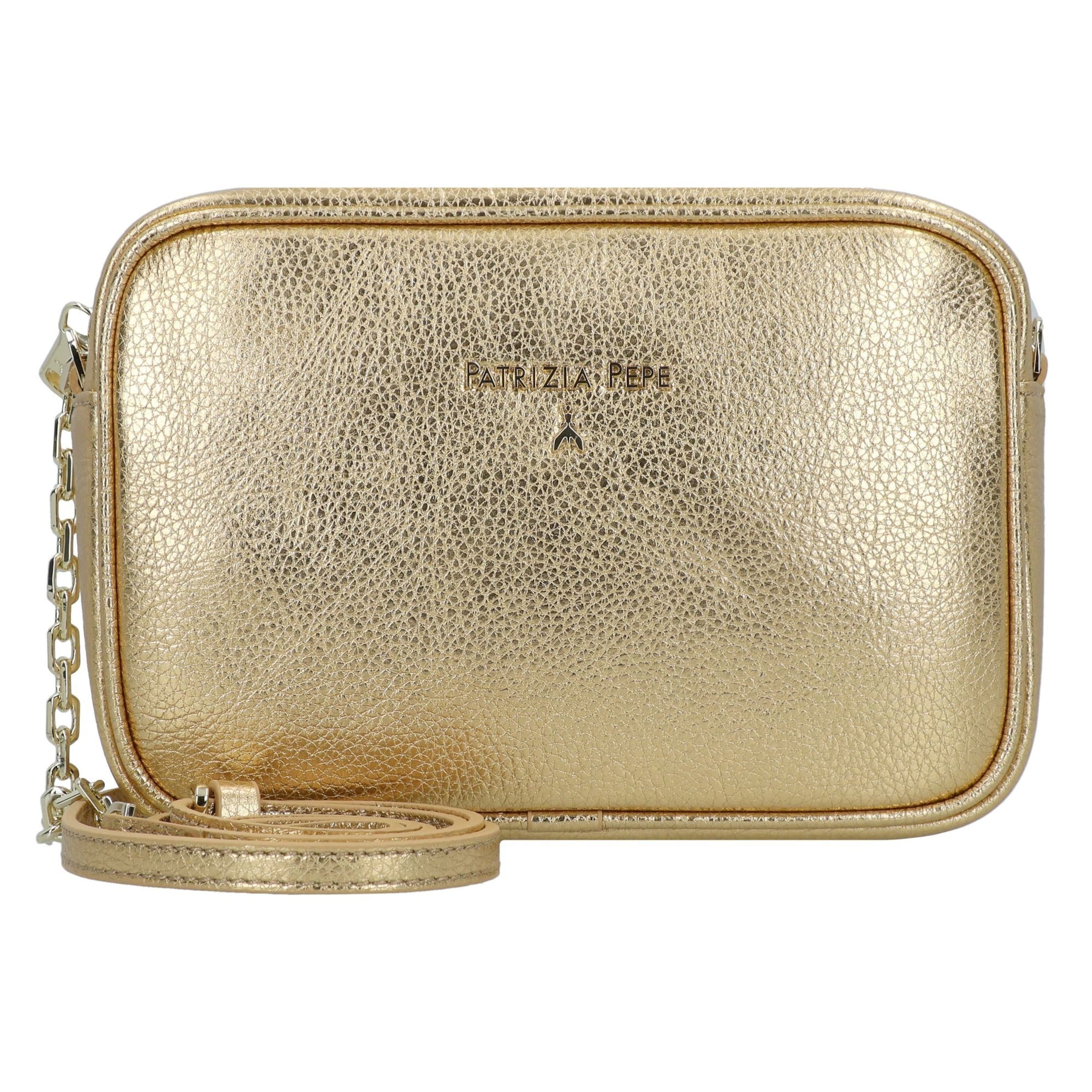 PATRIZIA PEPE Umhängetasche in Gold: Vorderseite