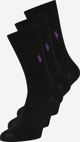Polo Ralph Lauren Ponožky – černá: přední strana