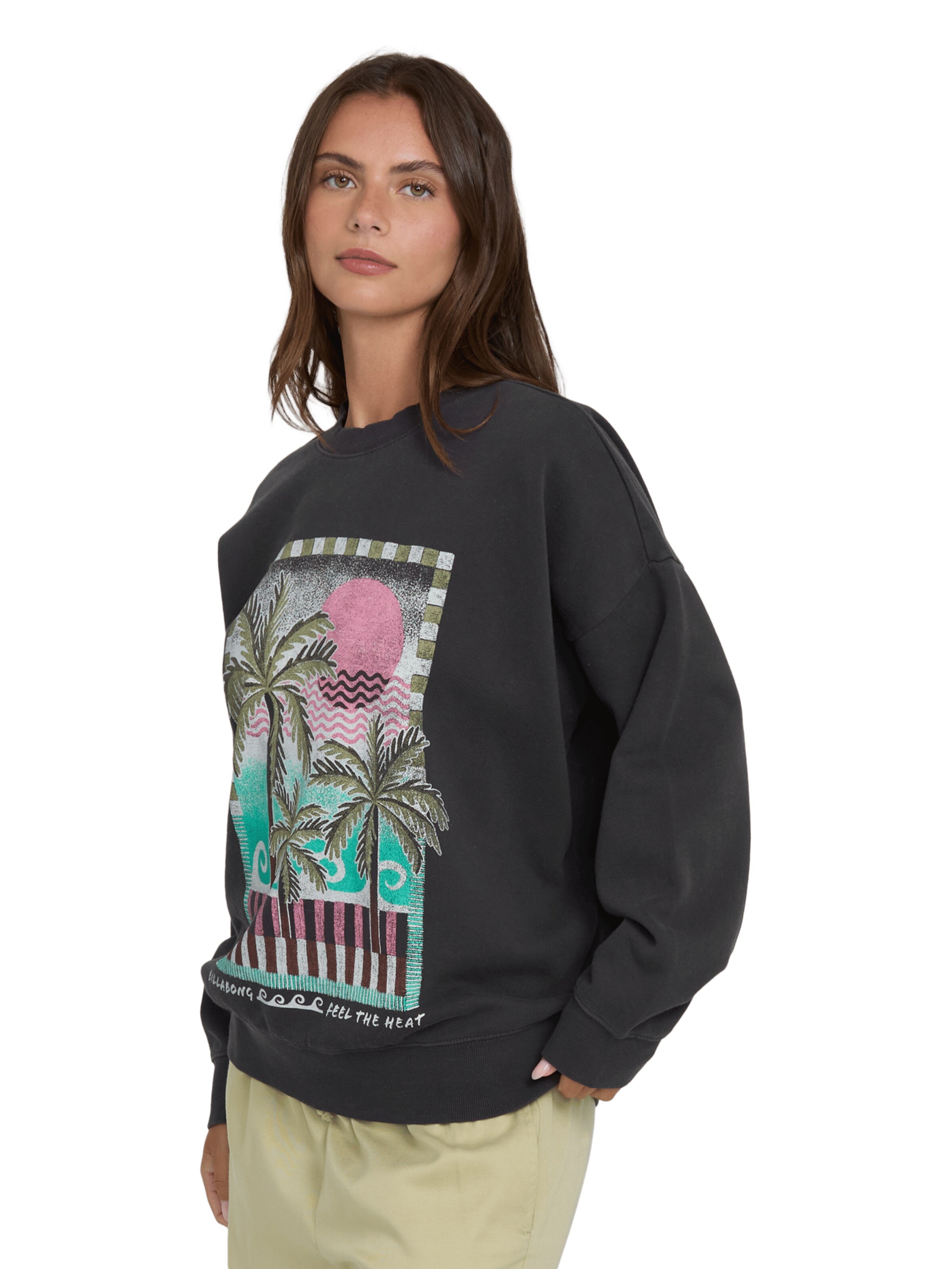 BILLABONG Sweatshirt 'Echo' in Schwarz