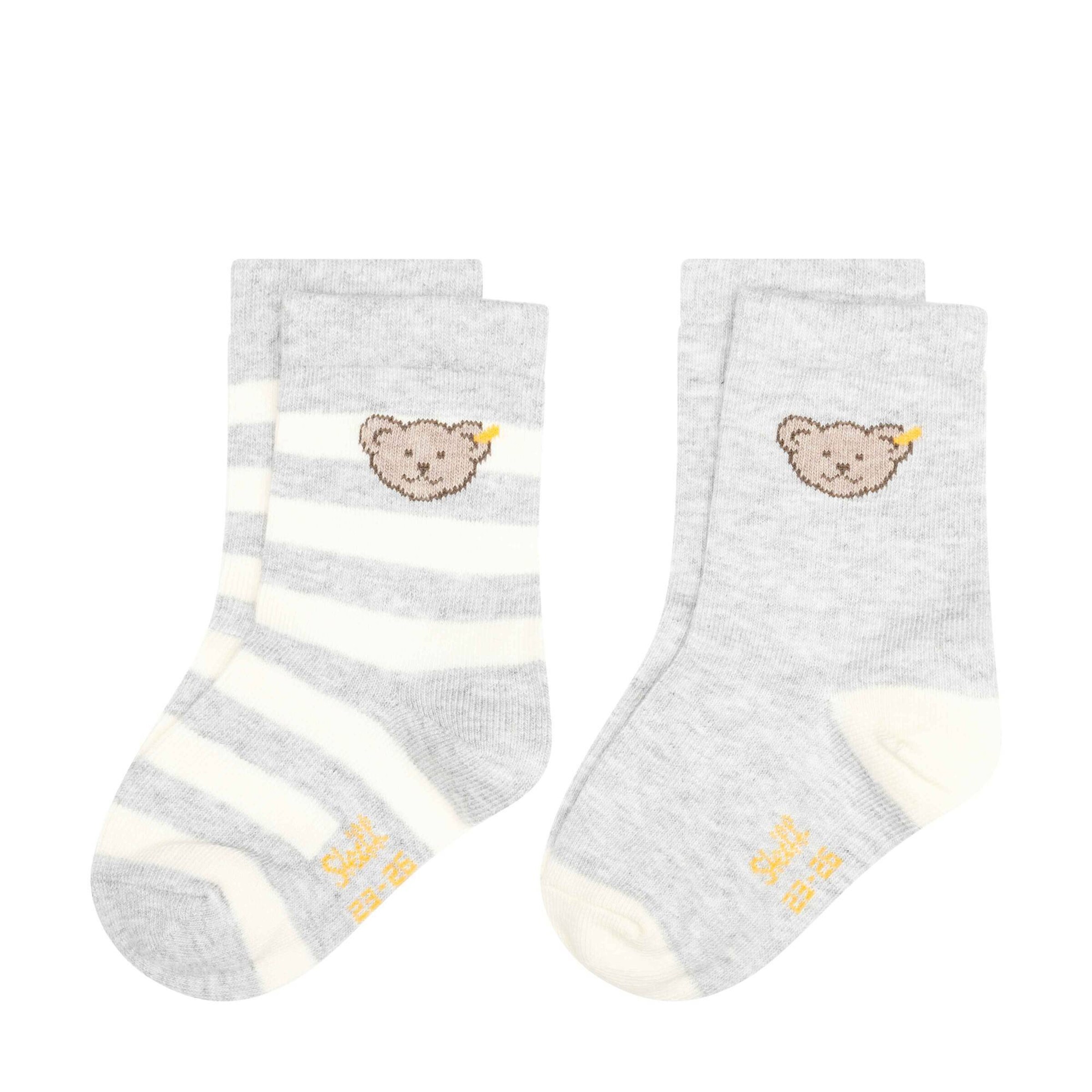 Steiff Collection Socken in Grau: Vorderseite