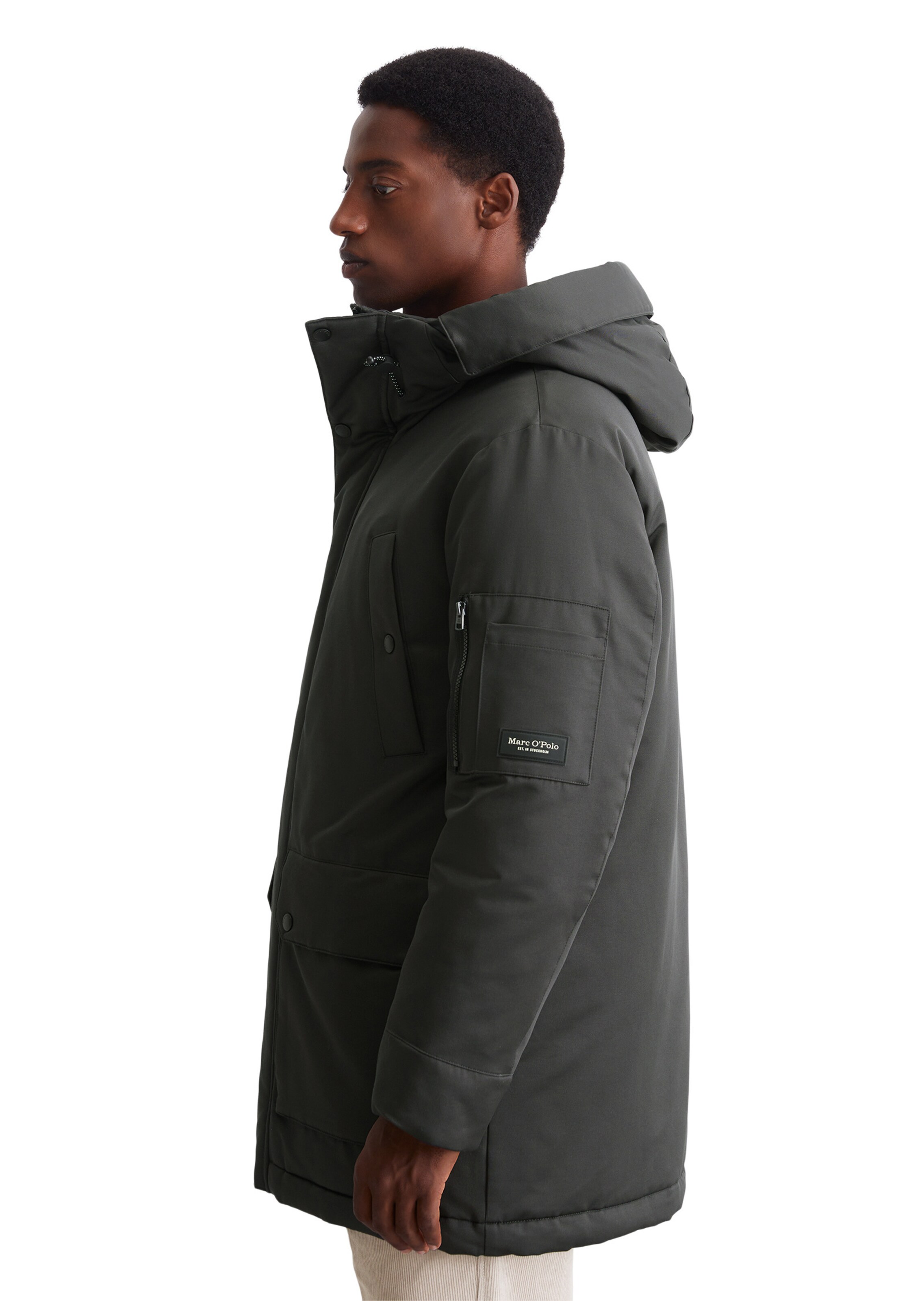 Marc O'Polo Zimná bunda - Sivá