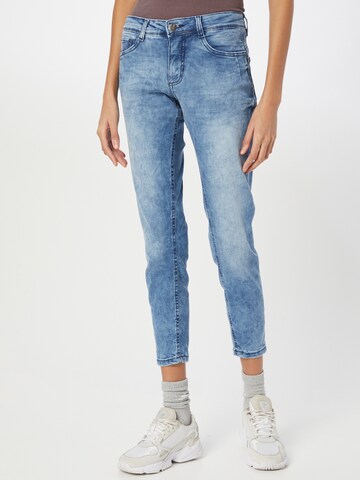 Eight2Nine Slimfit Jeans in Blau: Vorderseite