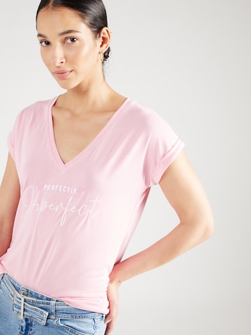 Key Largo T-Shirt 'PERFECTLY' in Pink
