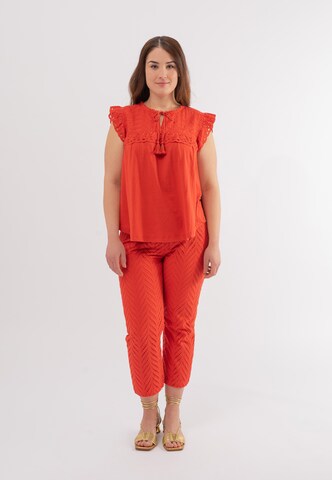 October Blouse in Rood