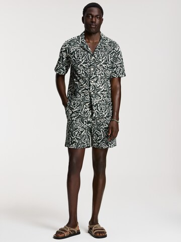 Shiwi - Ajuste confortable Camisa 'Ted Starfish' en verde