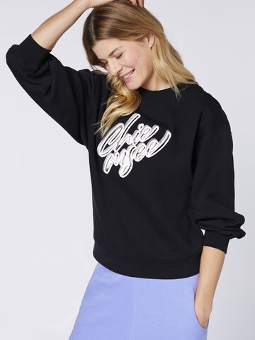 CHIEMSEE Sweatshirt in Schwarz