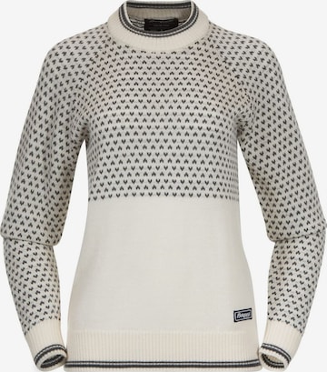 Pullover di Bergans in bianco: frontale