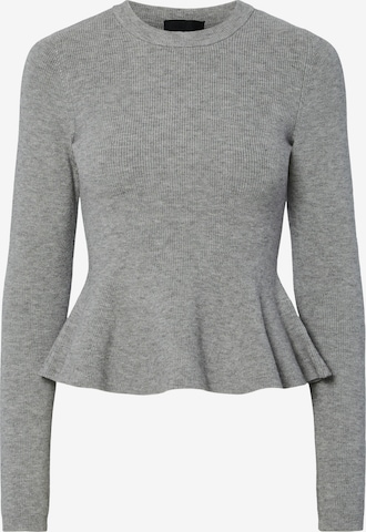 Pull-over 'PCAmma' PIECES en gris : devant