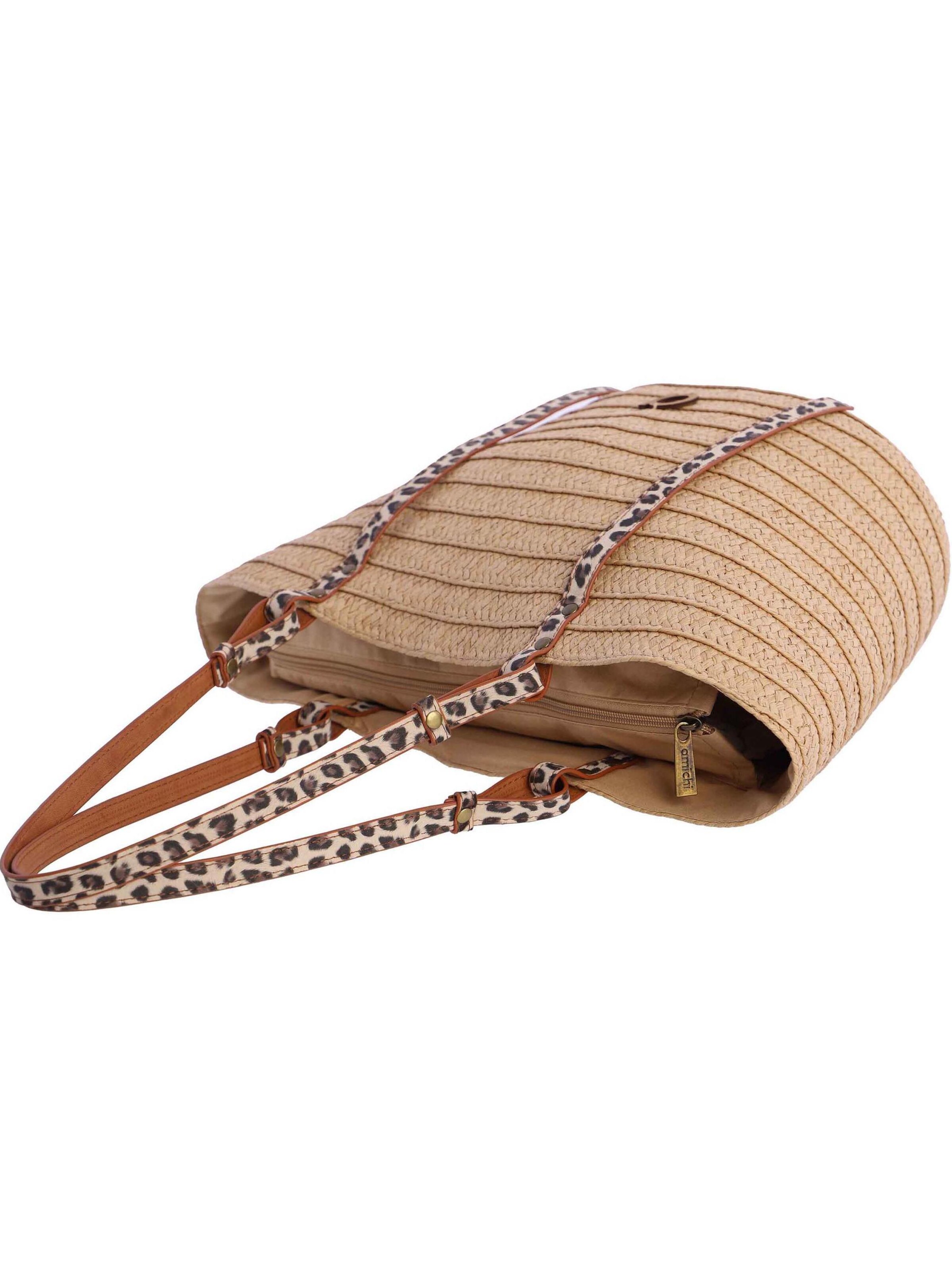 Amichi - Bolsa de playa 'Soleil' en marrón