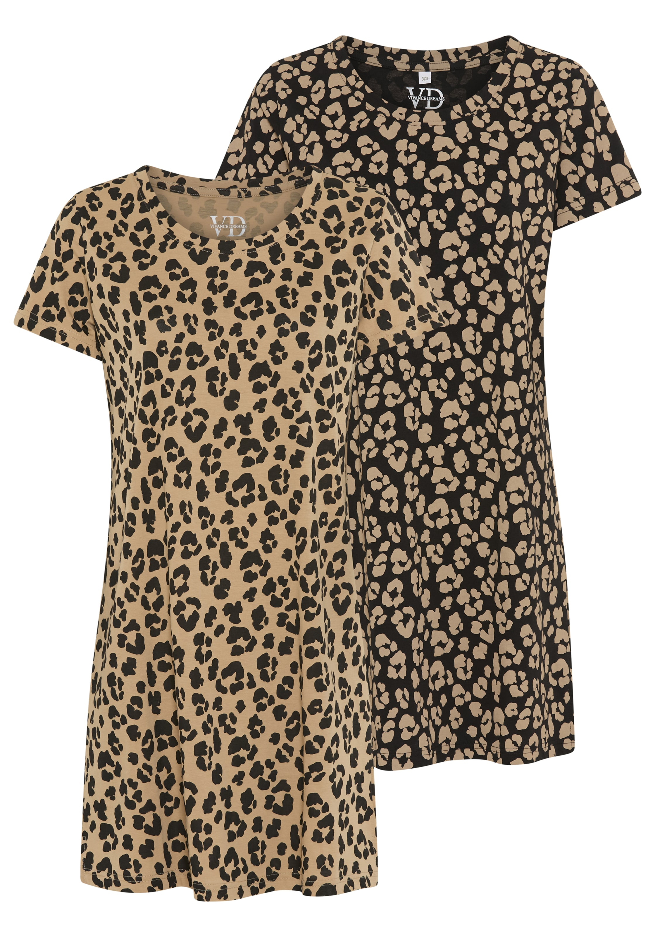 VIVANCE Nightgown in Brown: front