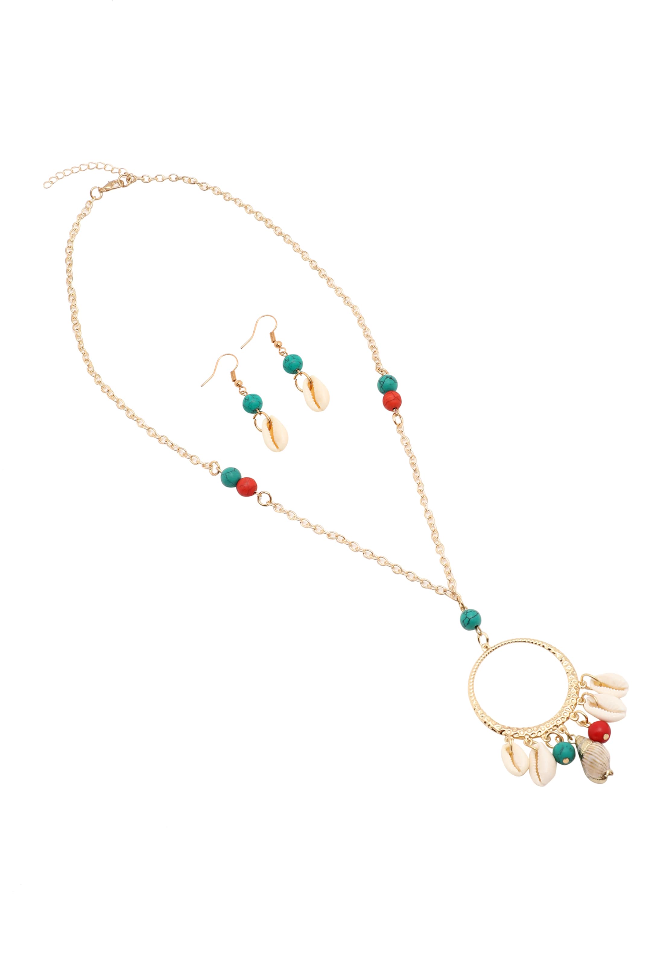 SOHI Sieraden set &#x27;Demetria&#x27; in Goud: voorkant