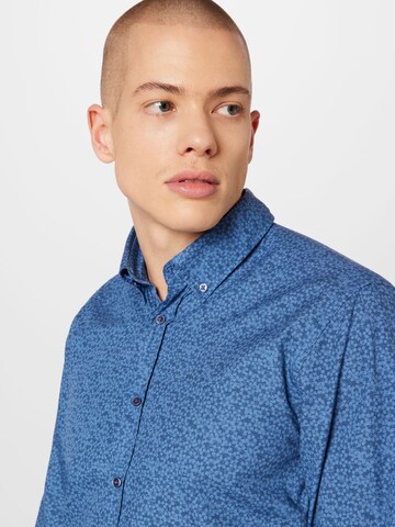 STRELLSON Regular fit Overhemd in Blauw