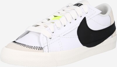 Nike Sportswear Baskets basses 'Blazer 77 Jumbo' en écru / noir / blanc, Vue avec produit