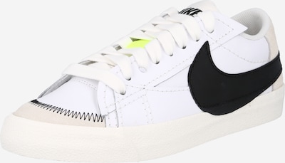 Nike Sportswear Sneakers laag 'Blazer 77 Jumbo' in de kleur Ecru / Zwart / Wit, Productweergave