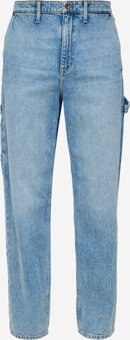 QS Regular Jeans in Blauw: voorkant