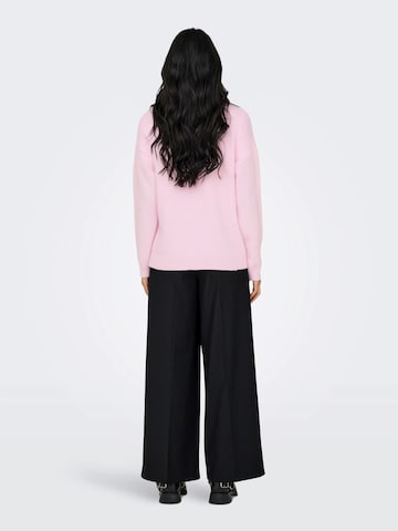 JDY Pullover 'JDYSILJA' in Pink