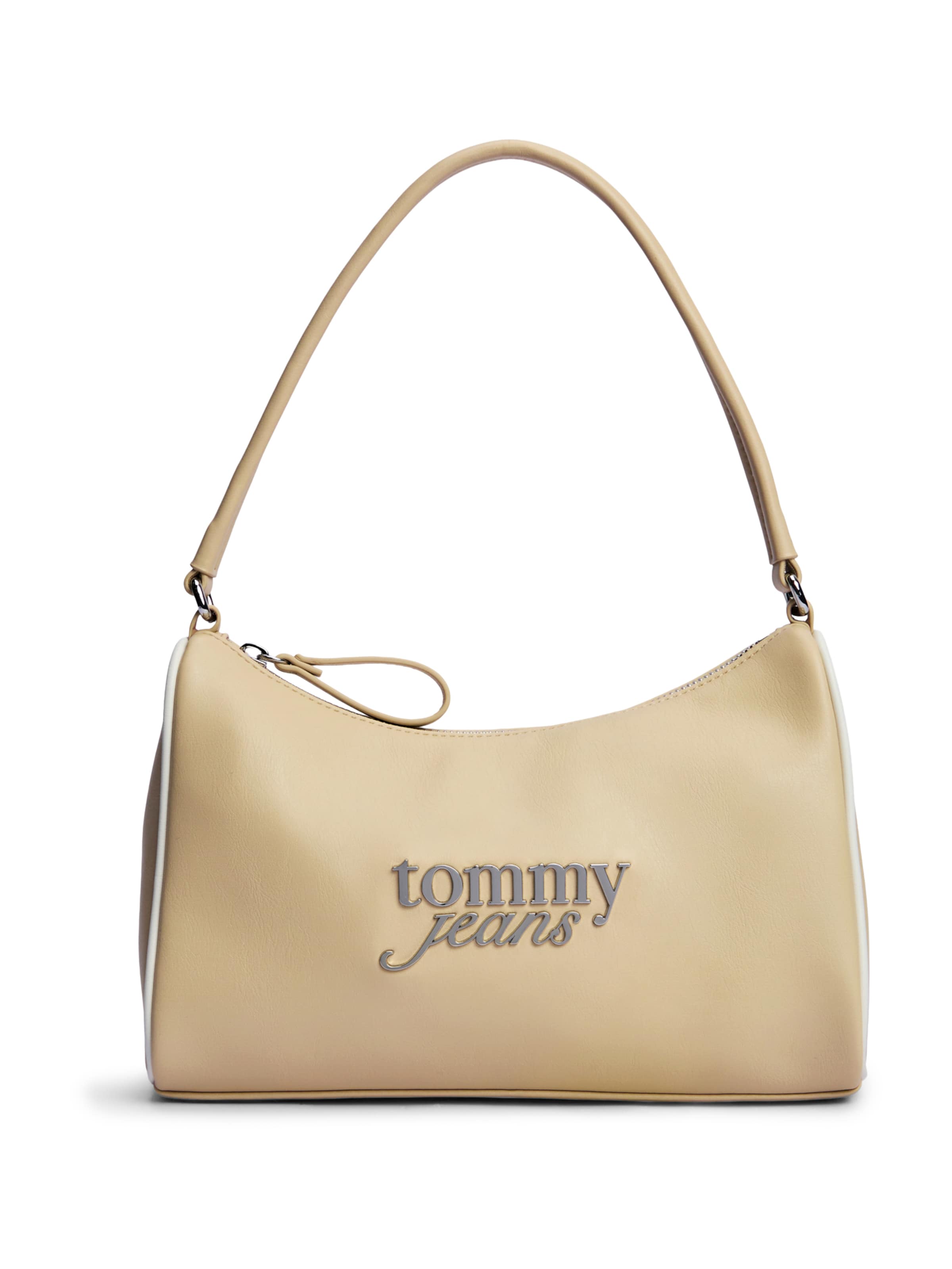 Tommy Jeans Наплечная сумка в Бежевый: спереди