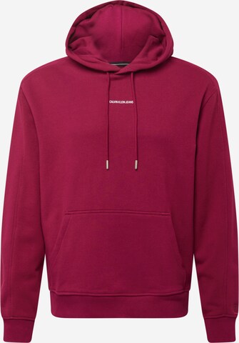 Calvin Klein Jeans - Sudadera en rosa: frente