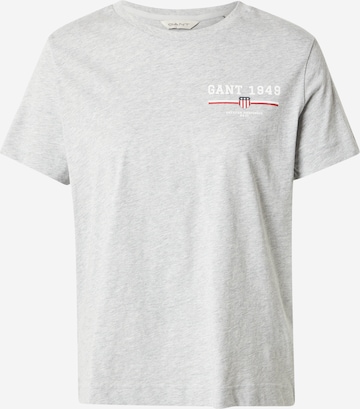 pilka GANT Marškinėliai: priekis