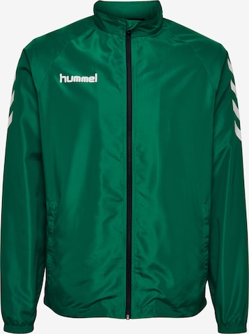 Hummel Between-Season Jacket in Green: front