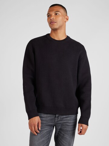 WEEKDAY - Pullover 'Fabian' em preto: frente