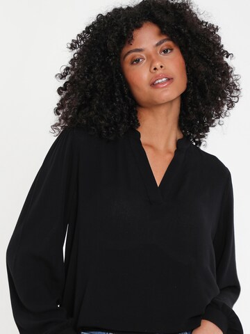 Threadbare Blouse 'Cathery' in Zwart